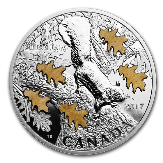 2017 Canada 1 oz Silver $20 Squirrel and the Mighty Oak Proof 2017 Canada 1 oz Silver $20 Squirrel and the Mighty Oak Proof